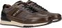Australian Grijze Leren Sneaker met Zwarte en Bruine Accenten Multicolor Heren - Thumbnail 8