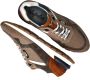 Australian Grijze Leren Sneakers met Comfortabel Voetbed Brown Heren - Thumbnail 9