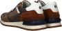 Australian Grijze Leren Sneakers met Comfortabel Voetbed Brown Heren - Thumbnail 13