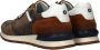 Australian Grijze Leren Sneakers met Comfortabel Voetbed Brown Heren - Thumbnail 11