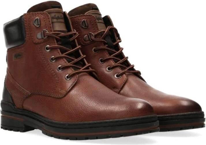 Australian Lace-up Boots Zwart Heren