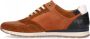 Australian Footwear Navarone Leather Sneaker casual Tan-Blue-White - Thumbnail 6