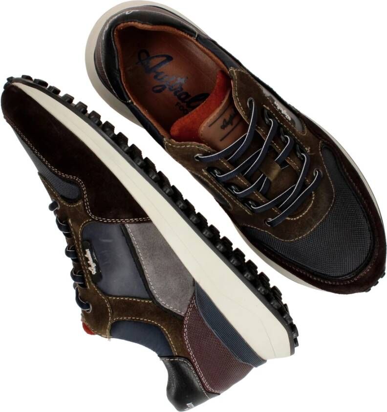 Australian Stijlvolle Oxford Sneaker voor Heren Multicolor Heren
