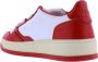 Autry Vintage lage leren sneakers met Amerikaanse vlag detail Rood - Thumbnail 8