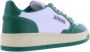 Autry Witte Groene Leren Sneakers met Geperforeerde Neus Green - Thumbnail 13