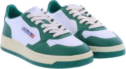 Autry Lage Leren Sneakers Wit Dames