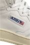Autry Witte Leren Sneakers met Multilayer Inzetstukken White Heren - Thumbnail 9