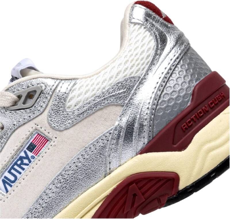 Autry Action Cush Sneaker met Gemengde Materialen