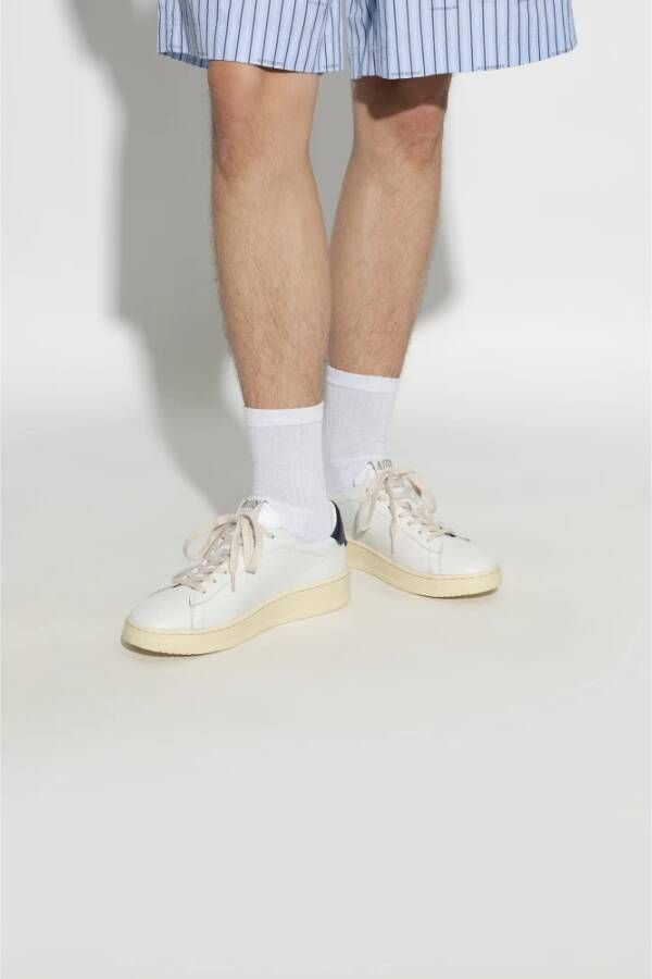 Autry Witte Sneakers met Logo en Contrast Hiel White - Foto 12