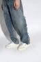 Autry Witte leren sneakers met groene hiel geïnspireerd op jaren 80 design White Heren - Thumbnail 3