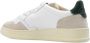 Autry Witte leren sneakers met groene hiel geïnspireerd op jaren 80 design White Heren - Thumbnail 5