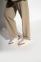 Autry Vintage-geïnspireerde leren sneakers met iconische groene hak Beige Dames - Thumbnail 13