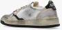 Autry Vintage Wit Goud Sneakers Geperforeerde Tip Multicolor Dames - Thumbnail 8