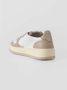 Autry Beige en wit leren sneakers Beige Dames - Thumbnail 4
