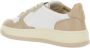 Autry Beige Perforated Sneakers met Veters en Rubberen Zool Beige Dames - Thumbnail 3