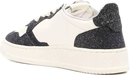 Autry Beige Glitter Veterschoenen