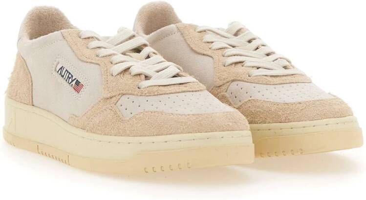 Autry Beige Sneakers van runderhuid met veters Beige Heren - Foto 8