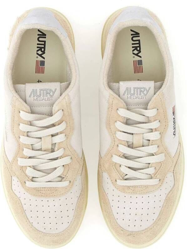 Autry Beige Sneakers van runderhuid met veters Beige Heren - Foto 12