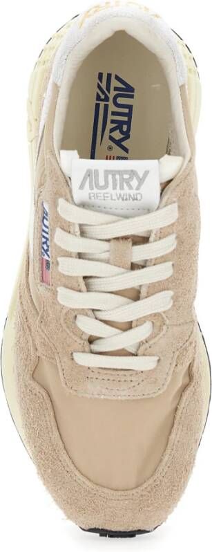 Autry Beige Sneakers met Logo