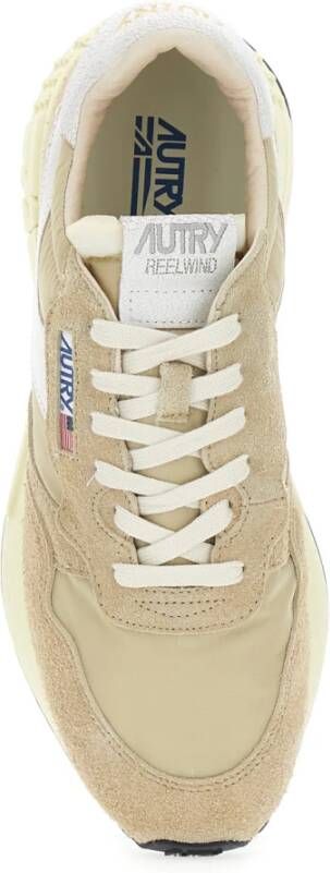 Autry Beige Sneakers met Logo Beige Heren