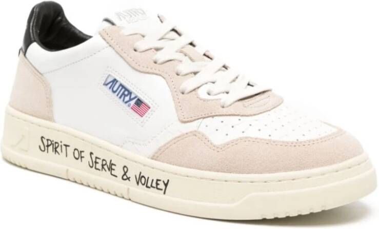 Autry Beige Sneakers Ss24 Multicolor Heren