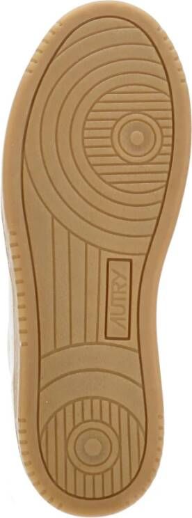 Autry Beige Suède Sneakers Beige Dames