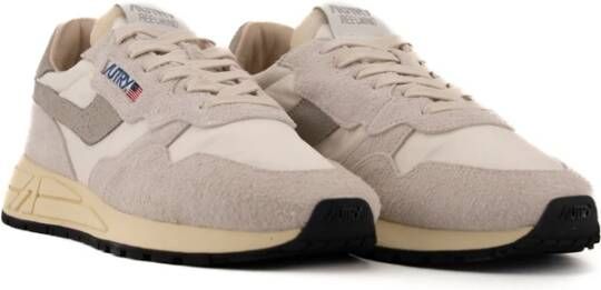 Autry Reelwind Sneakers Vintage-geïnspireerde Prestatieschoenen Beige Heren - Foto 11