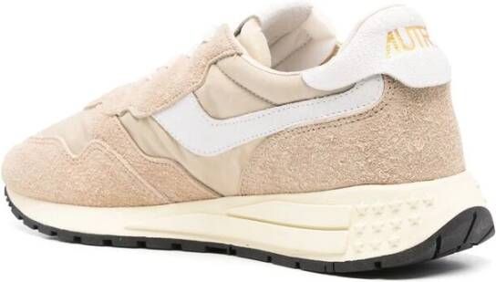 Autry Beige Veterschoen met Gewatteerde Enkel Beige Heren