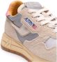 Autry Beige Veterschoenen met Paneeldesign Multicolor Dames - Thumbnail 4