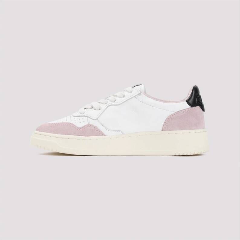 Autry Bicolor Geiten Suède Stijlvolle Sneakers White Dames