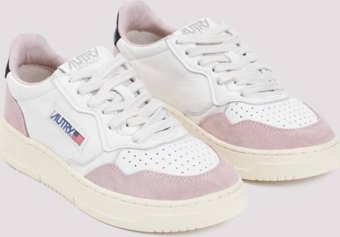 Autry Bicolor Geiten Suède Stijlvolle Sneakers White Dames