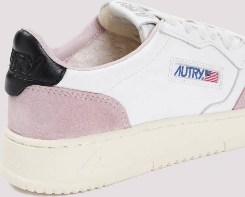 Autry Bicolor Geiten Suède Stijlvolle Sneakers White Dames