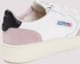 Autry Witte Medalist Sneakers met Roze Inzetstukken Multicolor Dames - Thumbnail 7