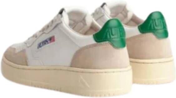 Autry Bicolor Leren Lage Sneakers Gray Heren