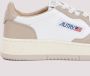 Autry International Low-Top Sneakers baskets medalist en cuir 6 in beige - Thumbnail 17