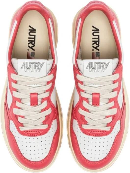 Autry Bicolor Sneakers met Gewatteerde Kraag