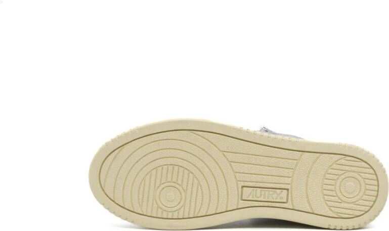 Autry Bicolour Leren Hoge Sneaker