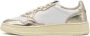 Autry Witte Platina Leren Sneakers Vintage-geïnspireerd Wit Dames - Thumbnail 4
