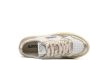 Autry Witte Platina Leren Sneakers Vintage-geïnspireerd Wit Dames - Thumbnail 7