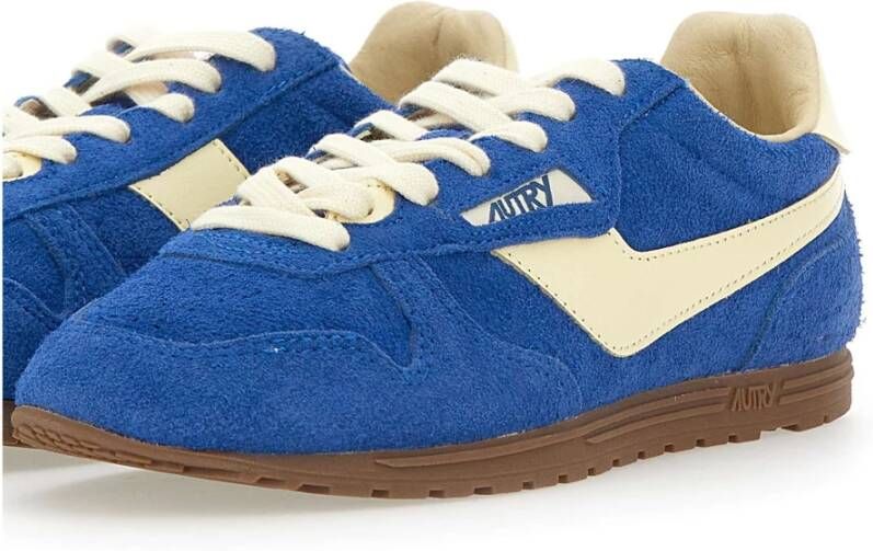 Autry Blauwe Damessneakers Windspin Collectie