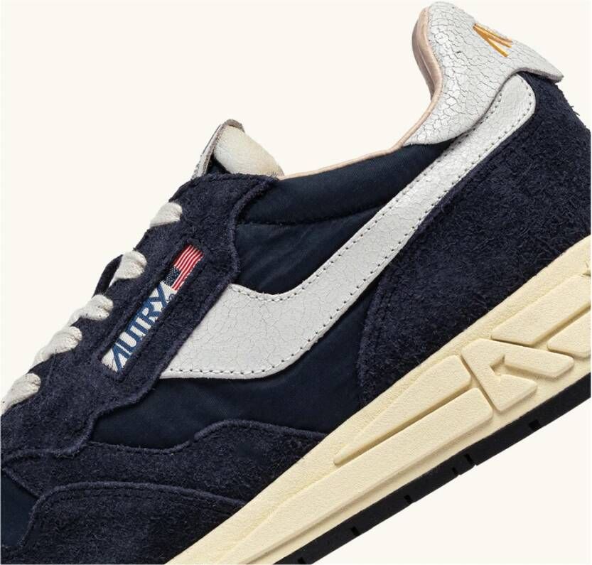 Autry Blauwe Hardloopschoenen Reelwind Model