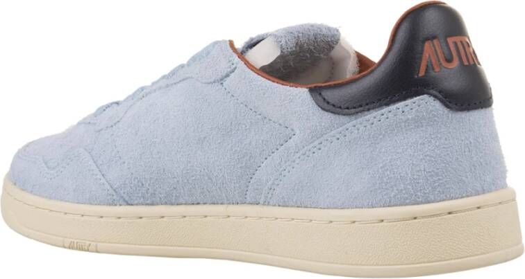 Autry Blauwe Medalist Flat Sneakers Blue Heren