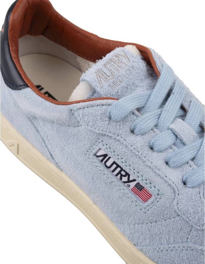 Autry Blauwe Medalist Flat Sneakers Blue Heren