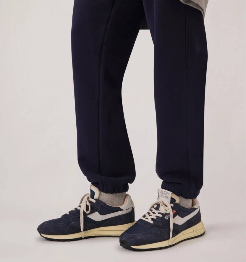 Autry Blauwe Space & Witte Sneakers Reelwind Stijl