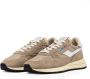 Autry Bruin Leren Sneakers Beige Dames - Thumbnail 2