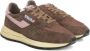 Autry Bruine Sneakers met Platte Rubberen Zool - Thumbnail 2