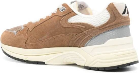 Autry Bruine Sneakers met Reelwind Sluiting