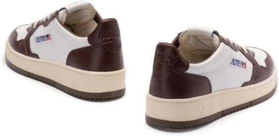 Autry Bruine Sneakers voor Mannen Aw24 Multicolor Heren