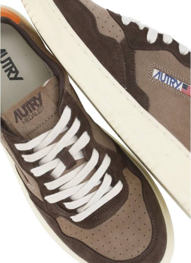 Autry Bruine Suède Sneakers