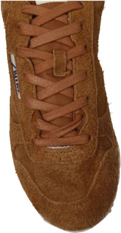 Autry Bruine Windspin Lage Sneaker